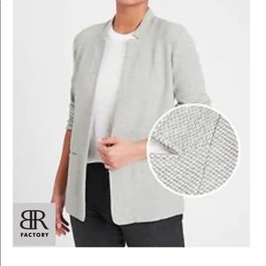 NWT Banana Republic BR Pique Knit Blazer.  Brand new.  Size Large. Casual/Dressy
